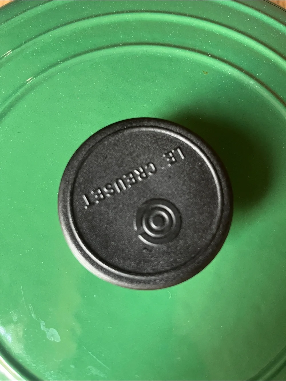 Le Creuset Emerald Green Cast Iron Covered Skillet